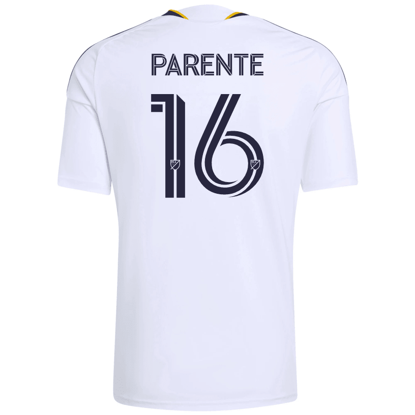 adidas Men's Parente LA Galaxy Home Stadium Jersey 26/27 (White)