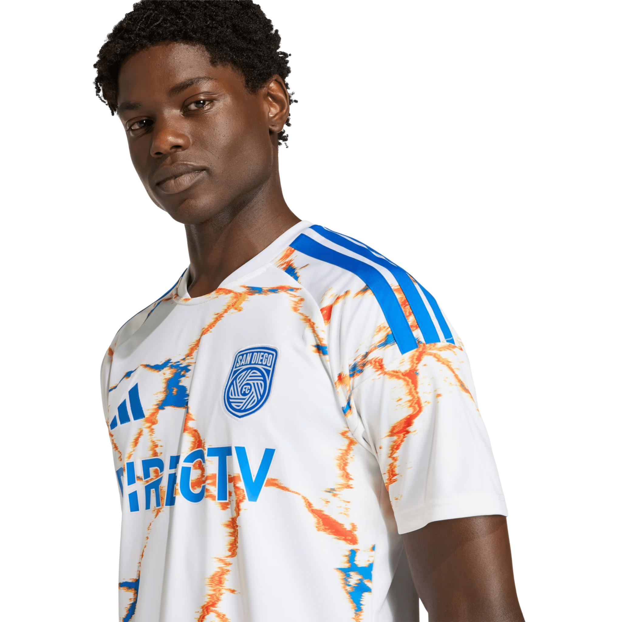 adidas Men's Boateng San Diego FC 26/27 Away Stadium Jersey (White)