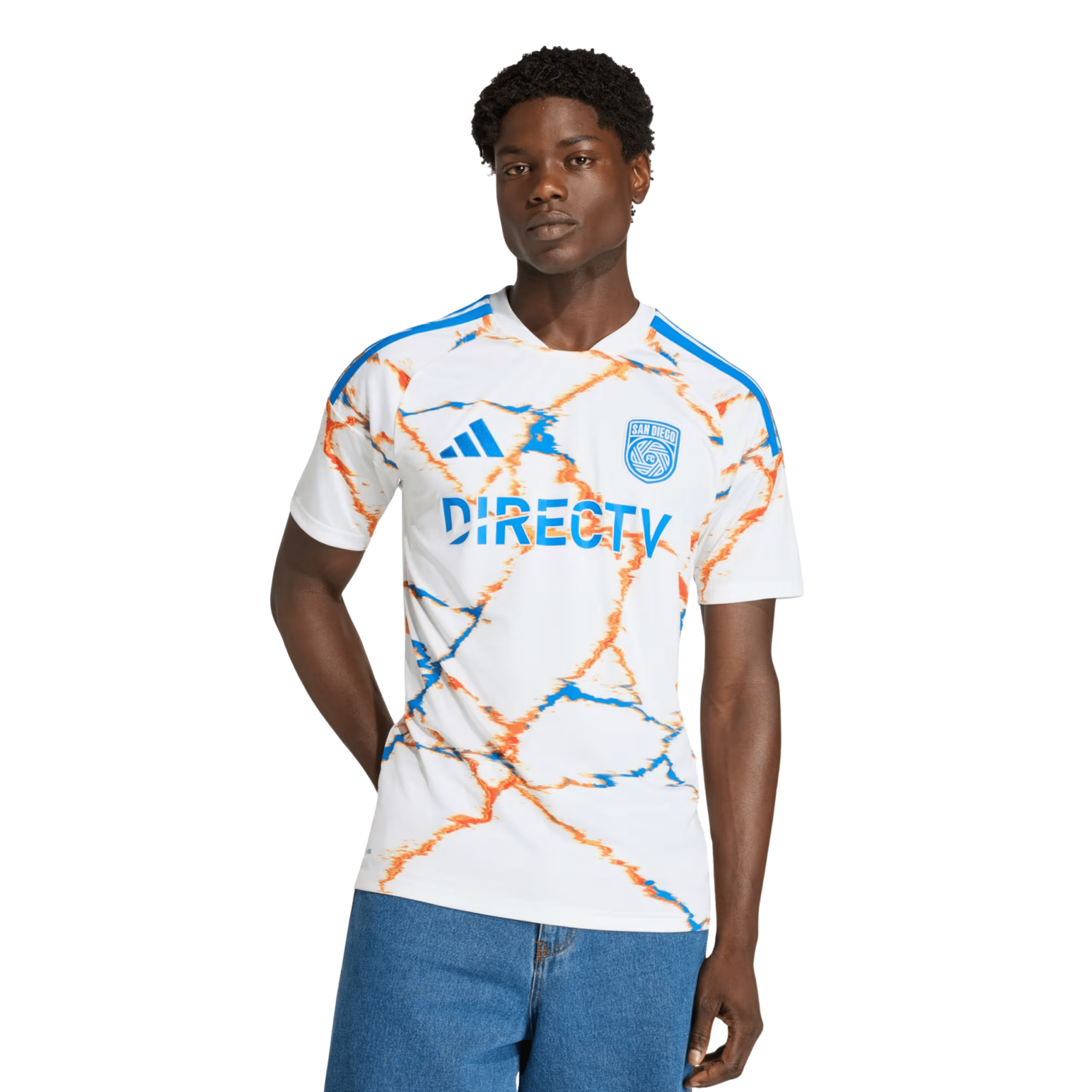 adidas Men's Boateng San Diego FC 26/27 Away Stadium Jersey (White)
