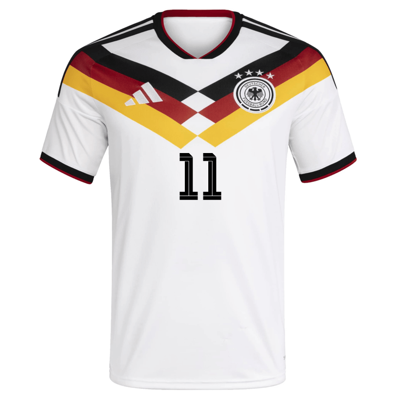adidas Men's Sane Germany Home World Cup Jersey 2026 (White/Black)