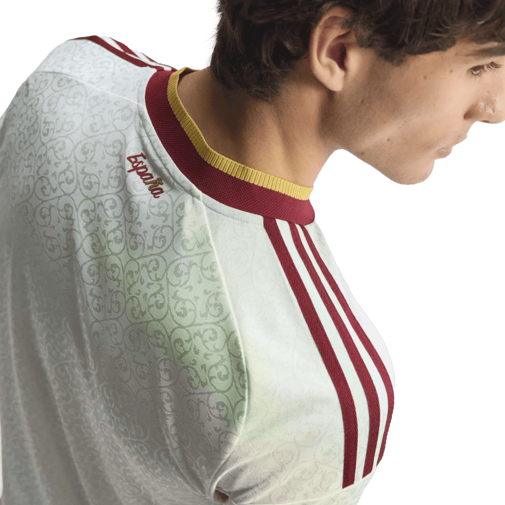 adidas Men's Spain Authentic Mikel Merino Away Jersey 2026 (White)