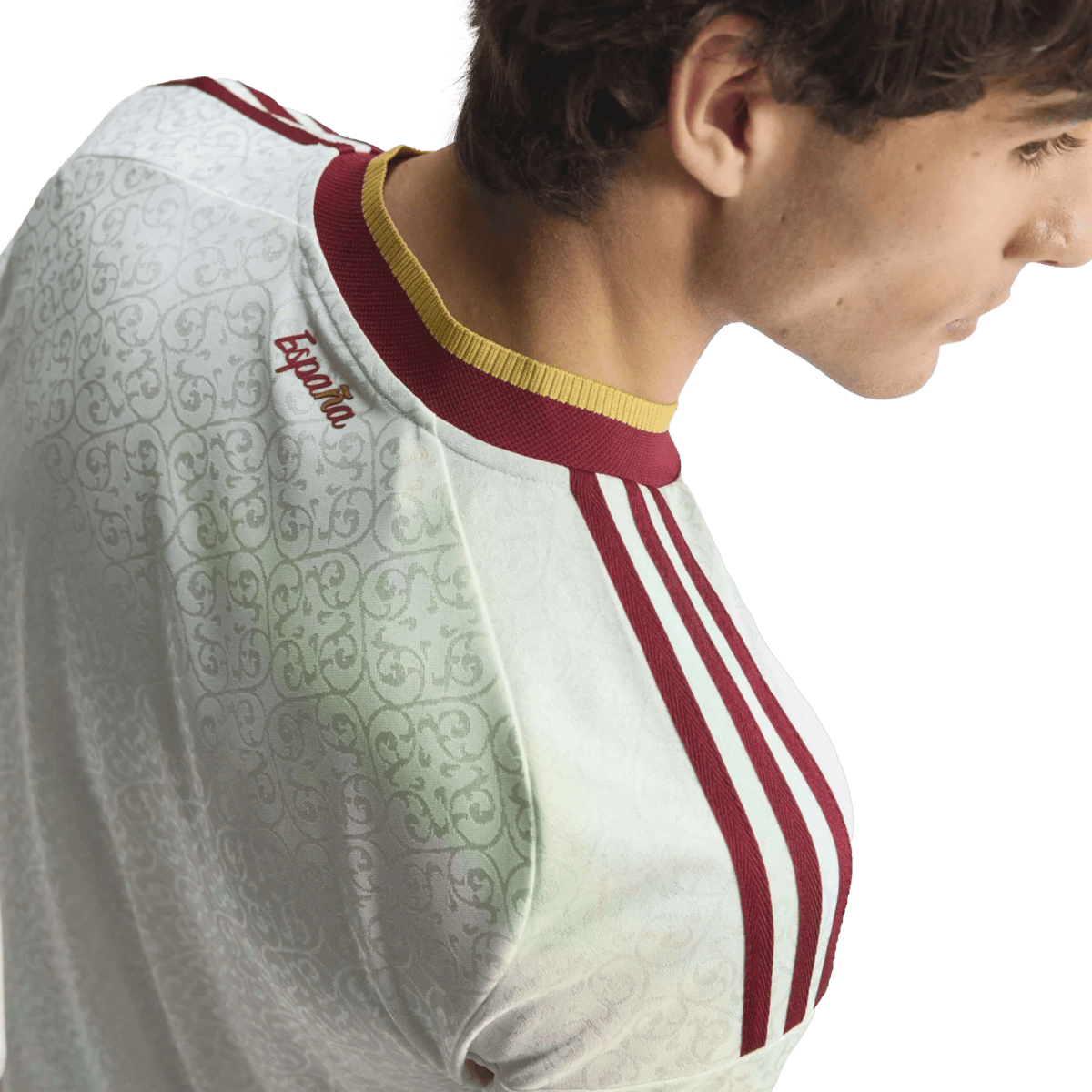adidas Men's Spain Authentic Mikel Merino Away Jersey 2026 (White)