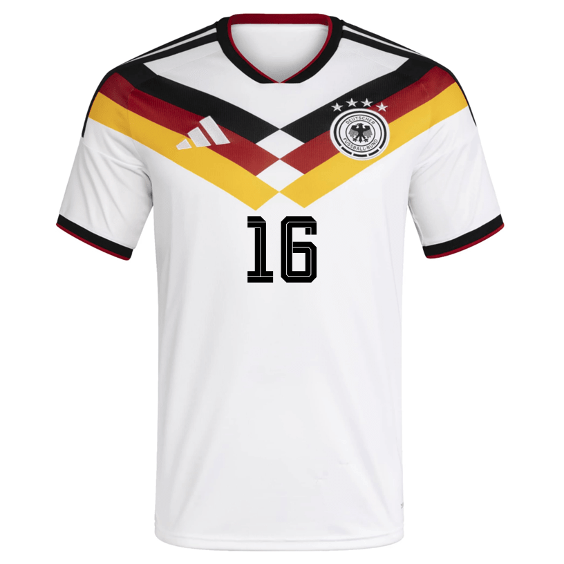 adidas Men's Sule Germany Home World Cup Jersey 2026 (White/Black)