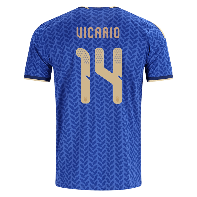 adidas Men's Vicario Italy Home Stadium Jersey 2026 (Bold Blue)
