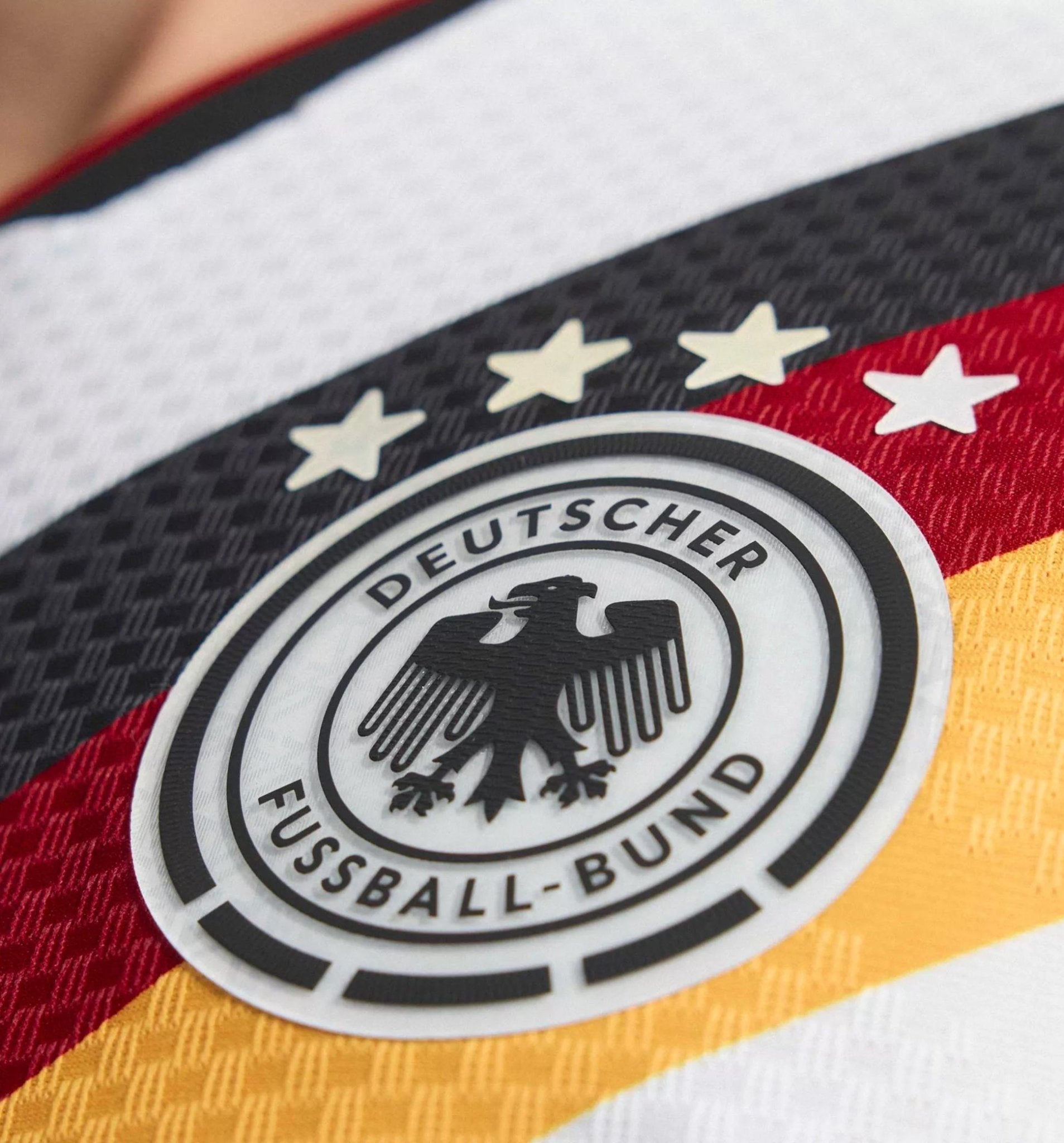 adidas Men's Schlotterbeck Germany Authentic Home World Cup Jersey 2026 (White/Black)