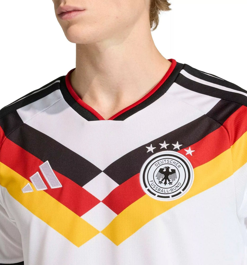 adidas Men's Muller Germany Home World Cup Jersey 2026 (White/Black)