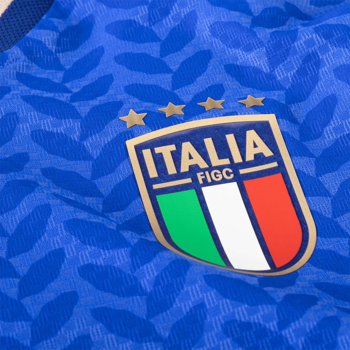 adidas Men's Kean Italy 2026 Authentic Home Jersey (Bold Blue)