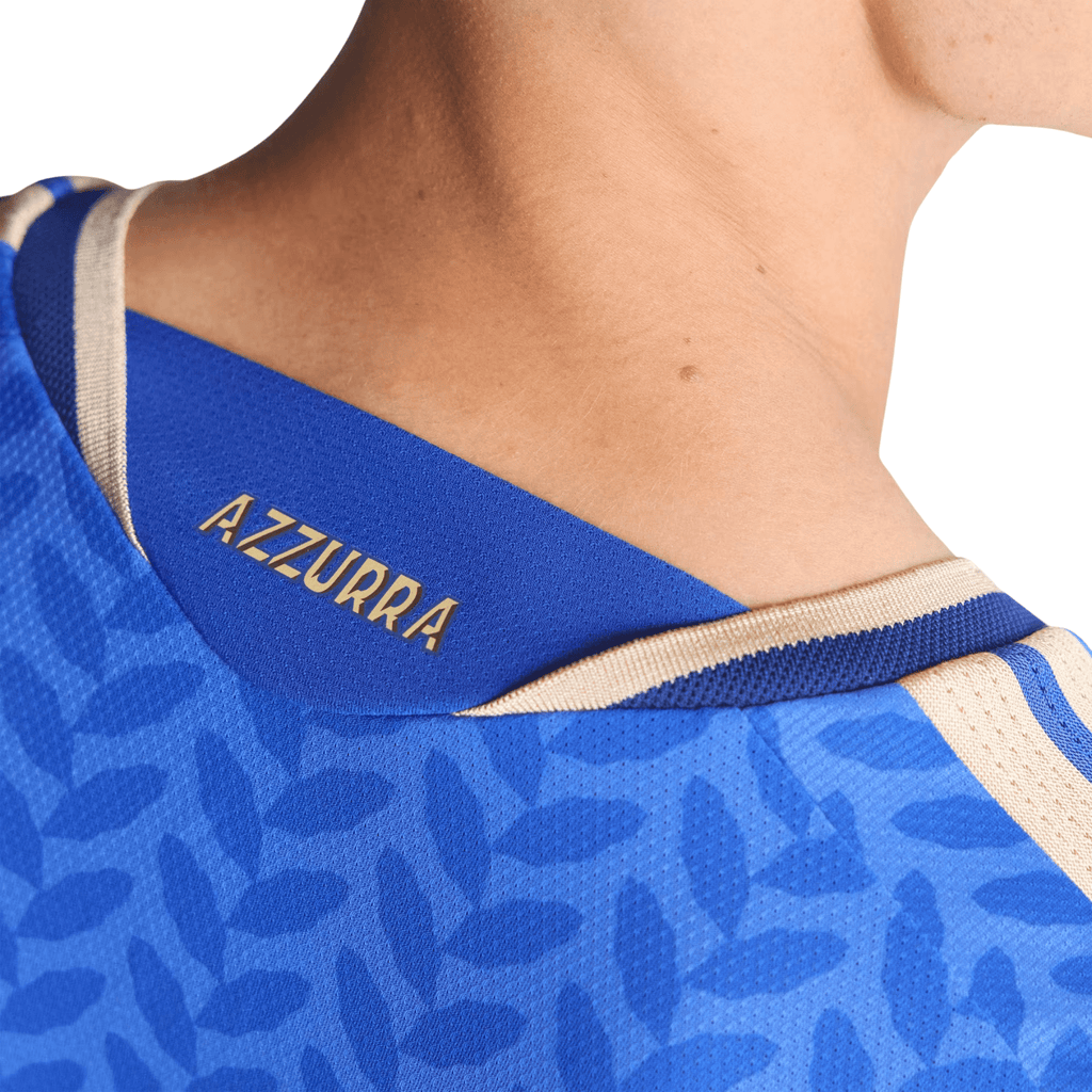 adidas Men's Di Marco Italy 2026 Authentic Home Jersey (Bold Blue)