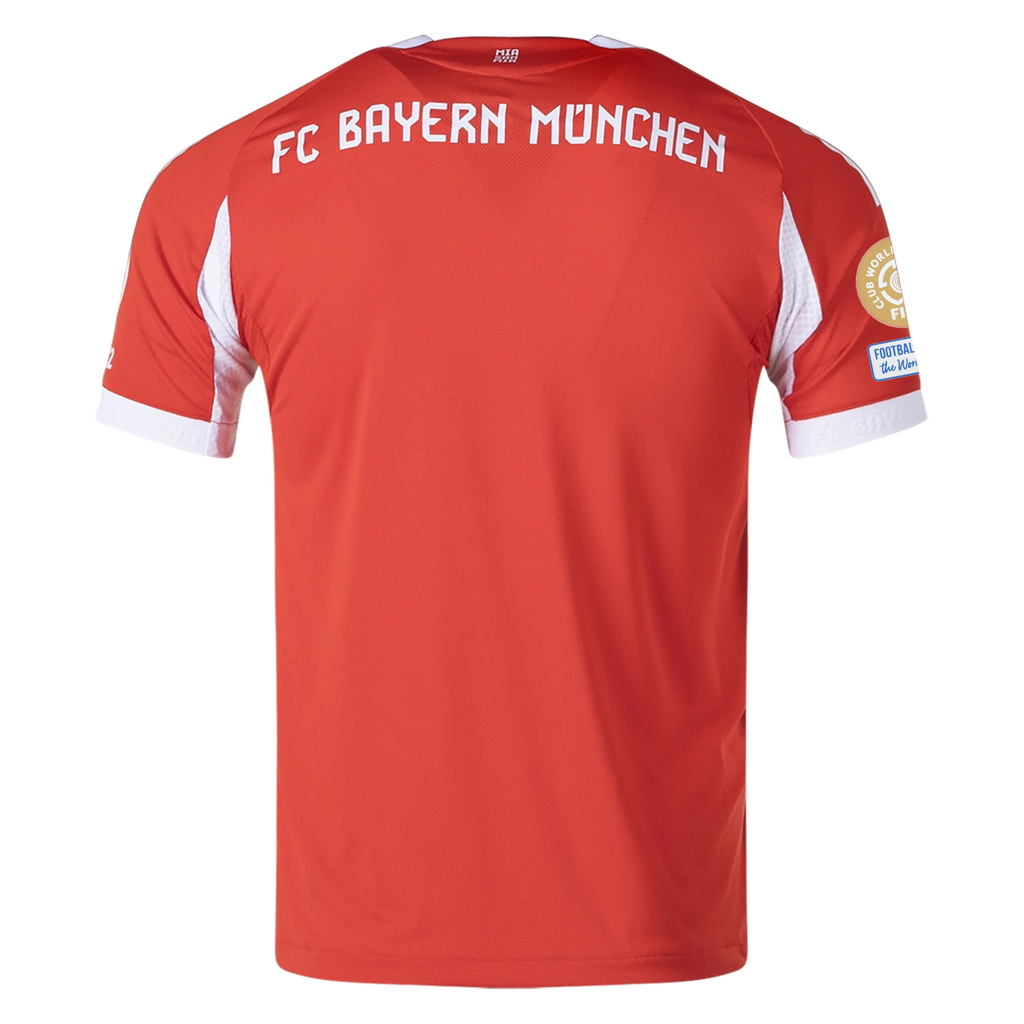 adidas Bayern Munich Authentic Home Jersey w/ Club World Cup Patches 25/26 (Red)