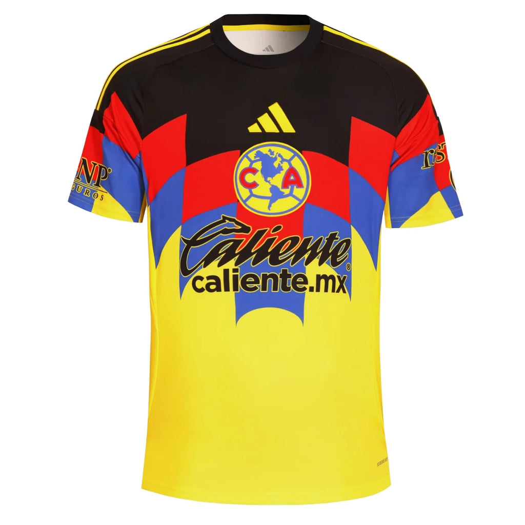 adidas Men's A. Zendejas Club America Home Jersey 25/26 (Yellow)