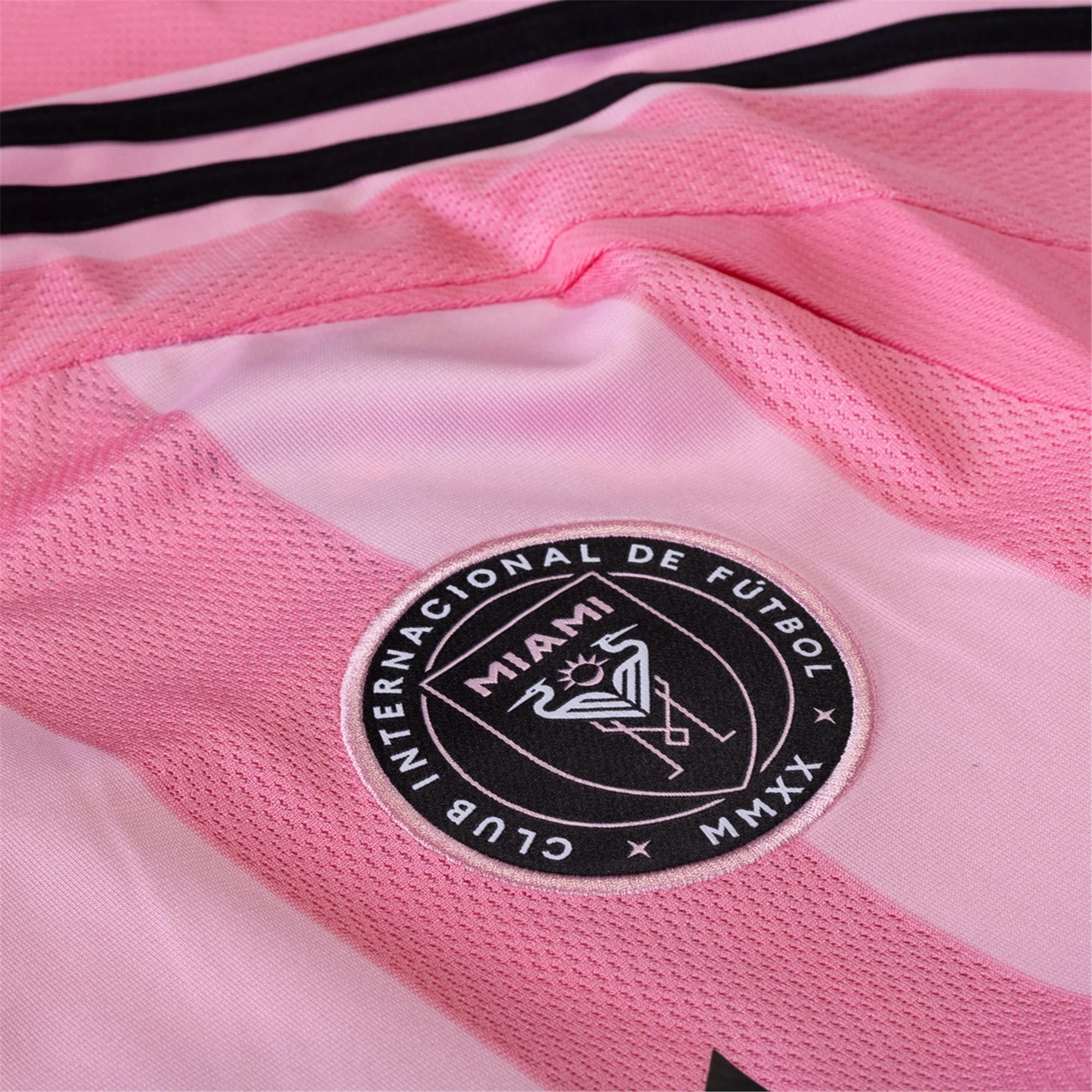 adidas Yannick Bright Inter Miami CF Authentic Home Jersey 25/26 w/ MLS Patches + Sponsor (Easy Pink)