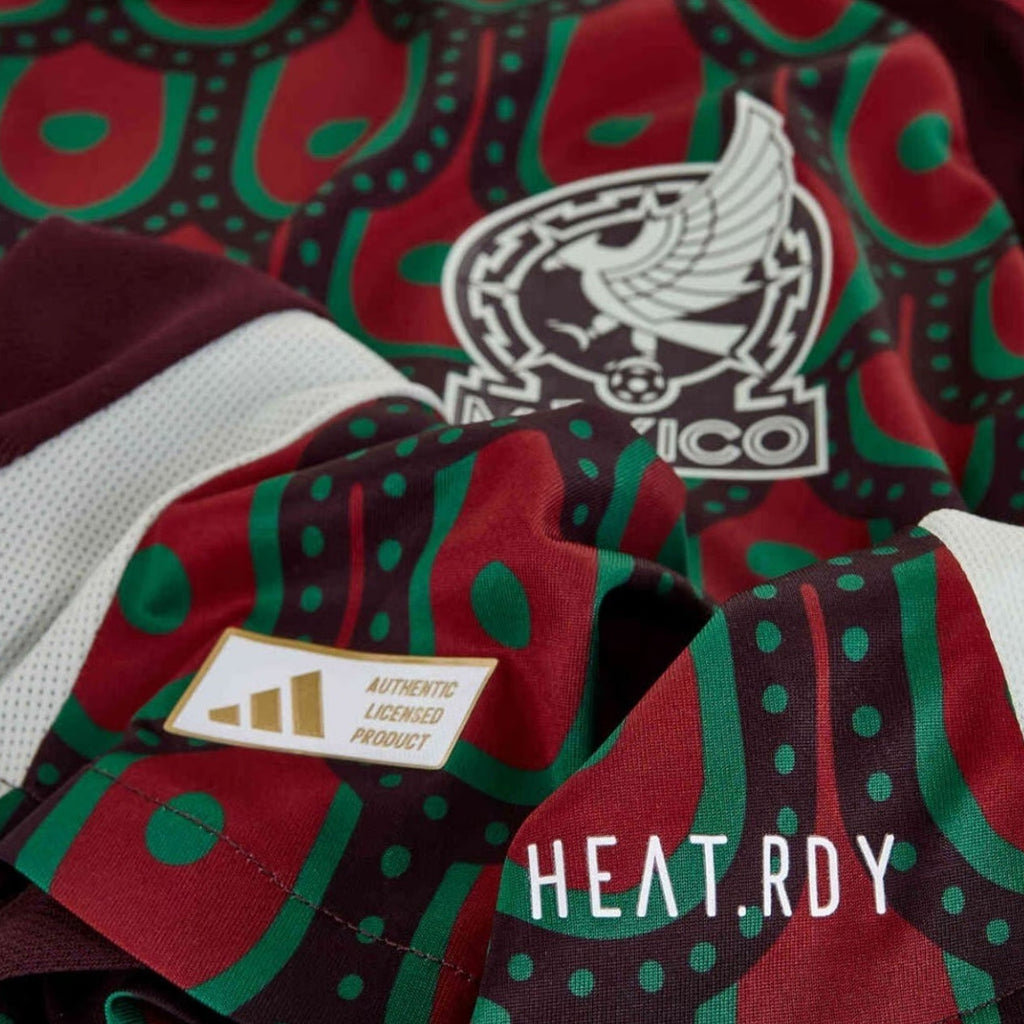 adidas Mexico Authentic Edson Álvarez Home Jersey 24/25 w/ Gold Cup 2025 Patchse (Multicolor)