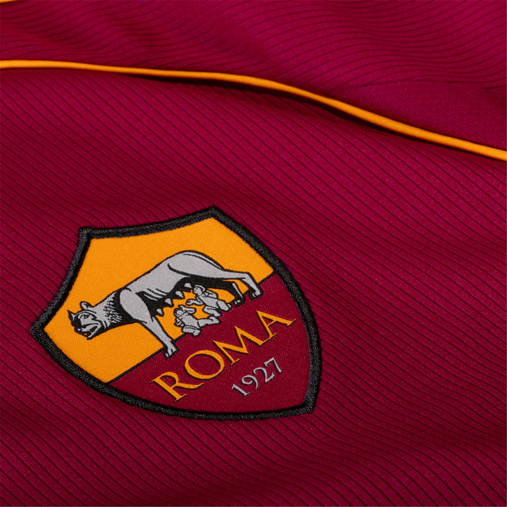 adidas Men's Roma Lorenzo Pellegrini Home Jersey w/ Europa League Patches 25/26 (Burgundy)