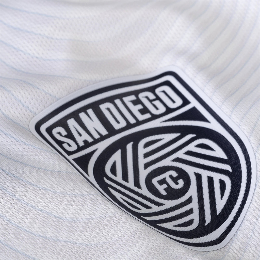 adidas San Diego FC Authentic Marcus Ingvartsen Away Jersey 25/26 w/ MLS & Apple Patch (White)