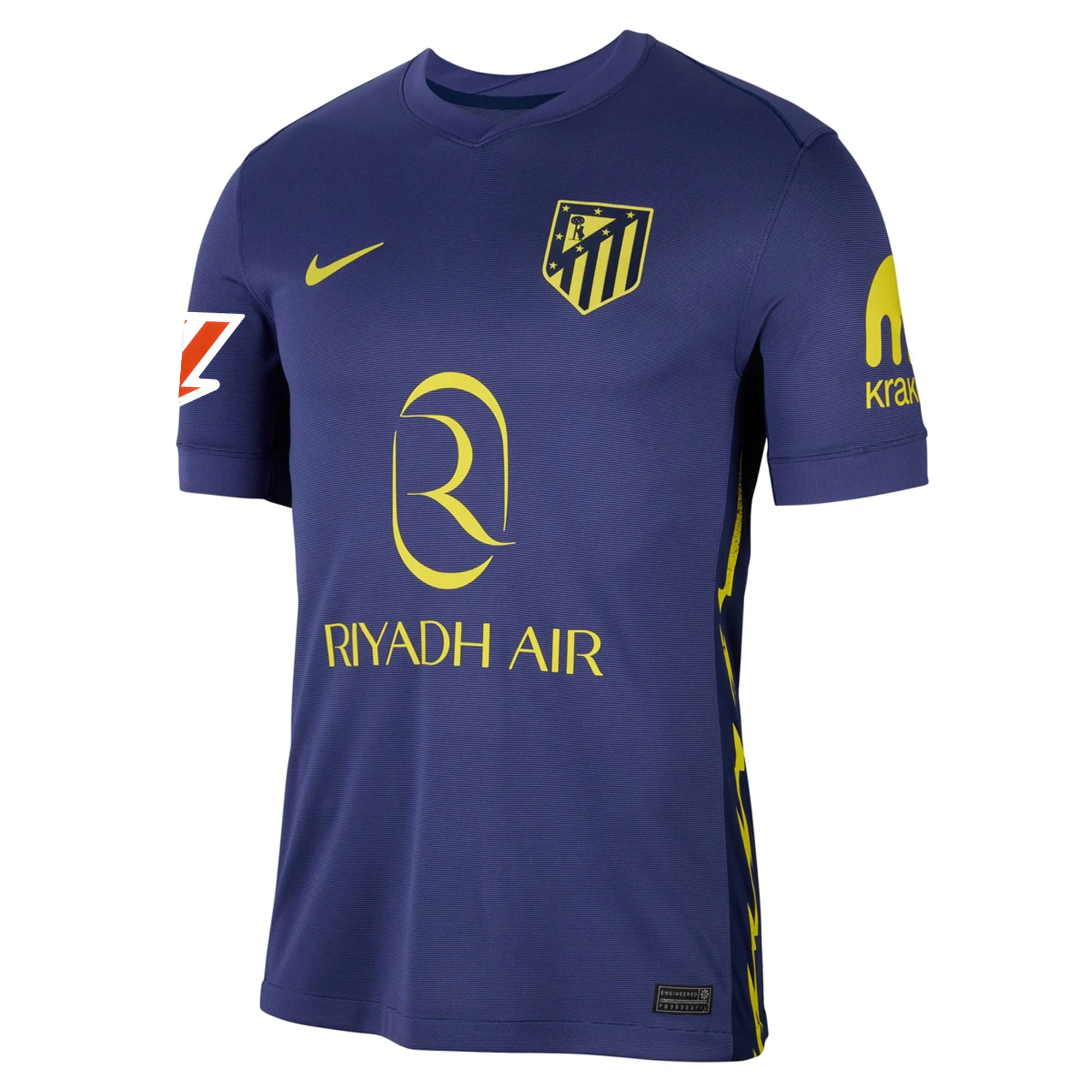 Nike Atlético Madrid Away Jersey w/ La Liga Patch 25/26 (Binary Blue/Vibrant Yellow)