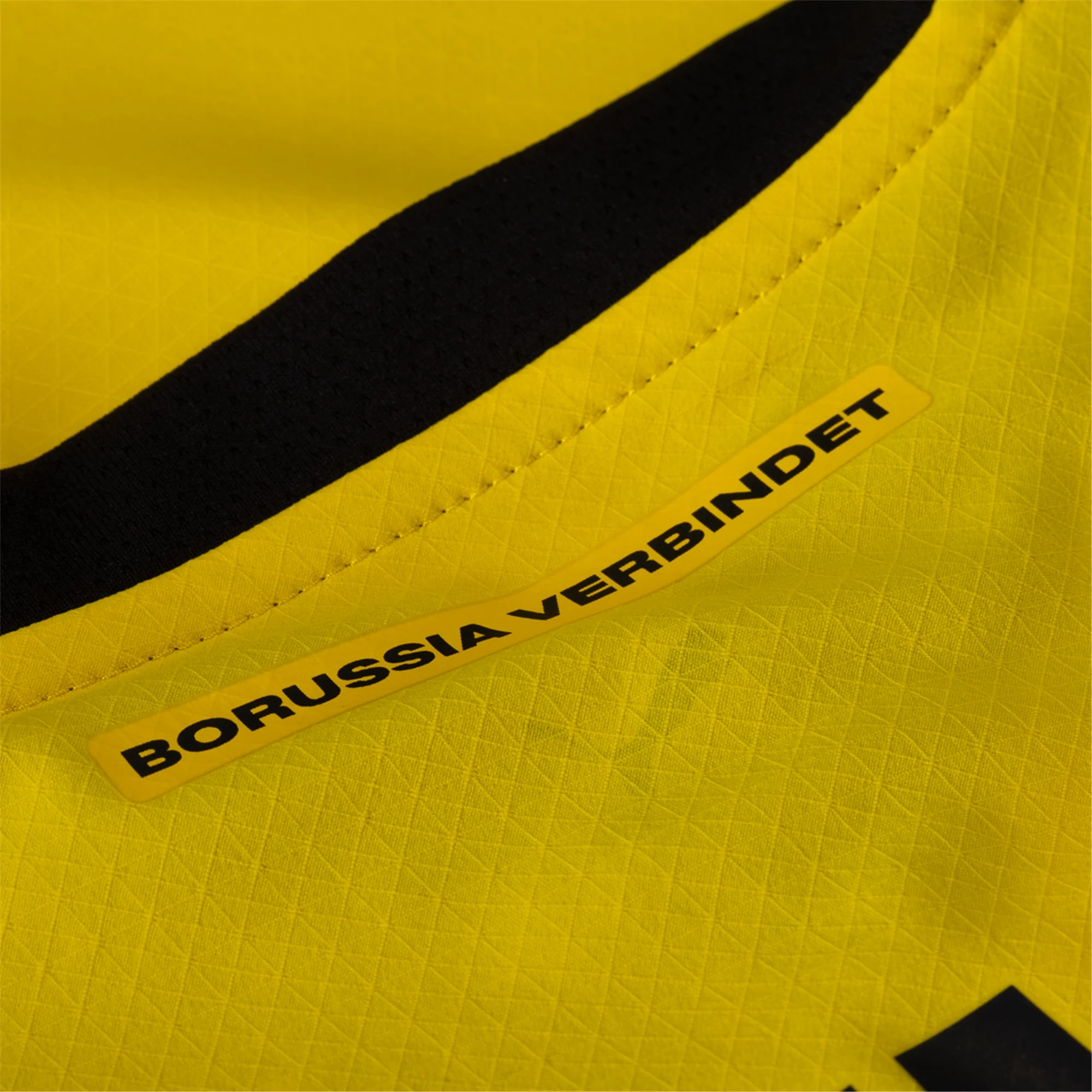 Puma BVB Dortmund Authentic Emre Can Home Jersey w/ Bundesliga Patch 25/26 (Faster Yellow/Puma Black)