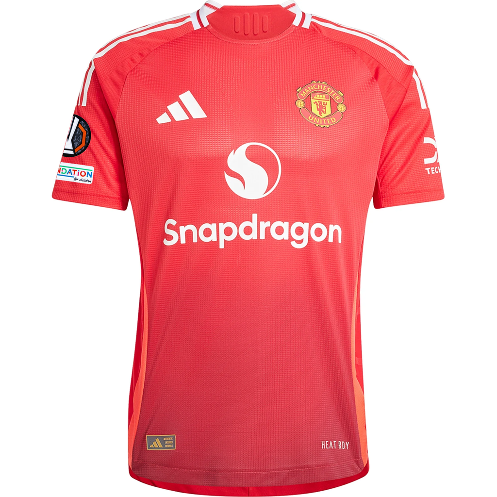 adidas Manchester United Authentic Amad Diallo Home Jersey w/ Europa League Patches 24/25 (MUFC Red/Bright Red)