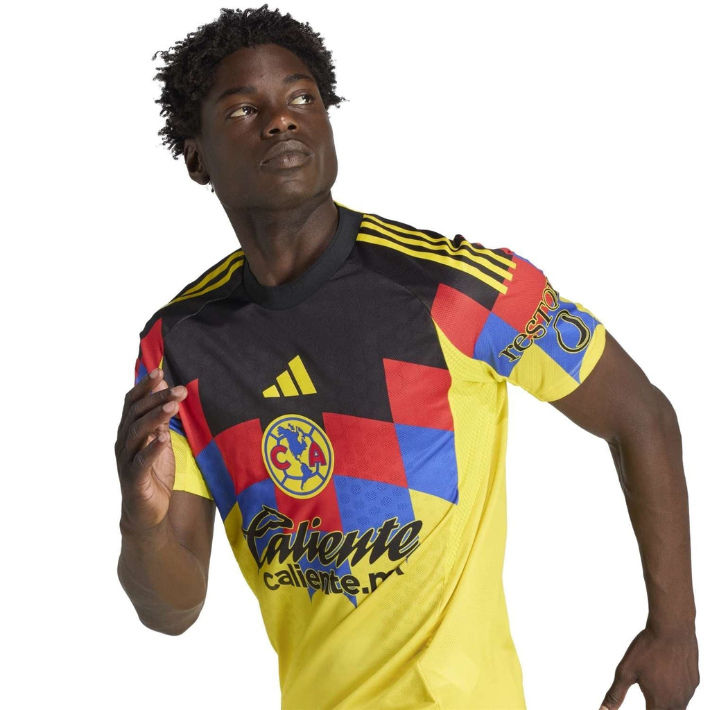 adidas B. Rodriguez Men's Club America 25/26 Authentic Home Jersey (Yellow)