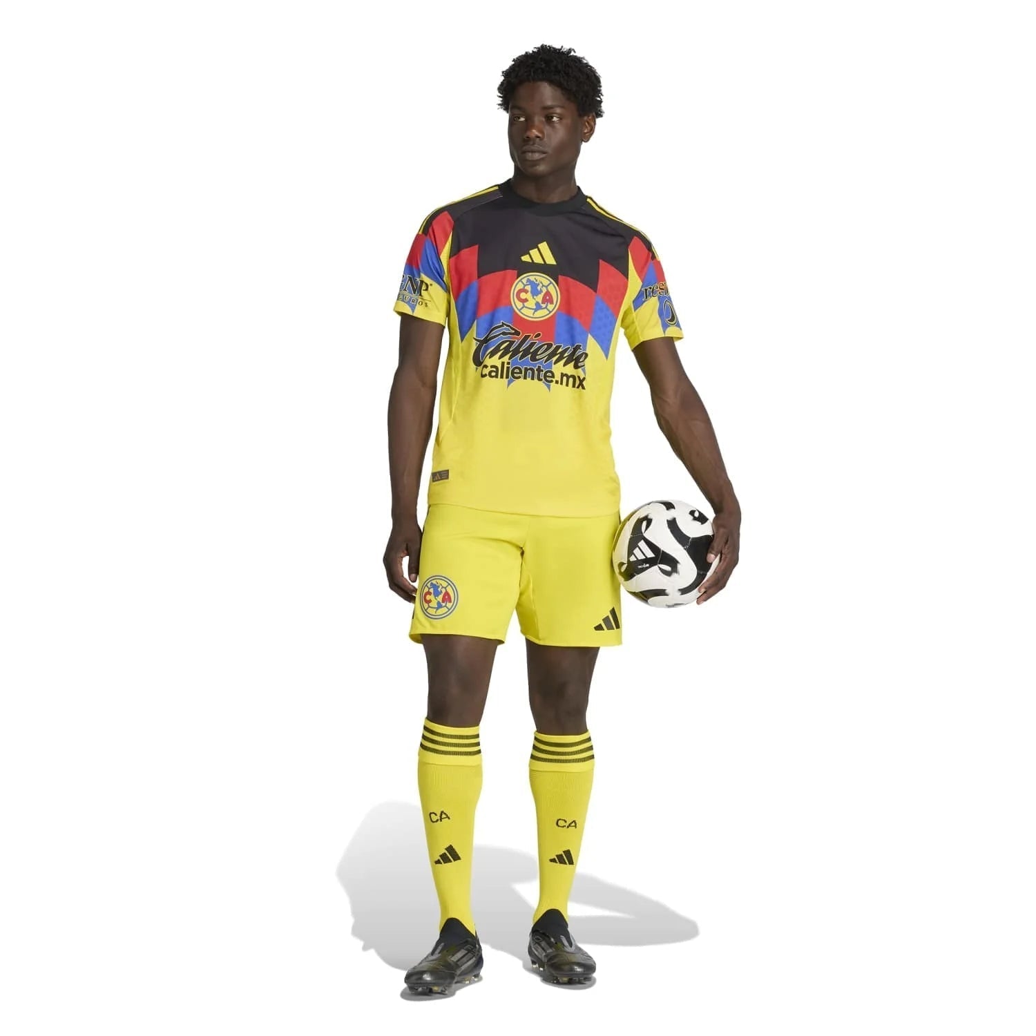 adidas B. Rodriguez Men's Club America 25/26 Authentic Home Jersey (Yellow)