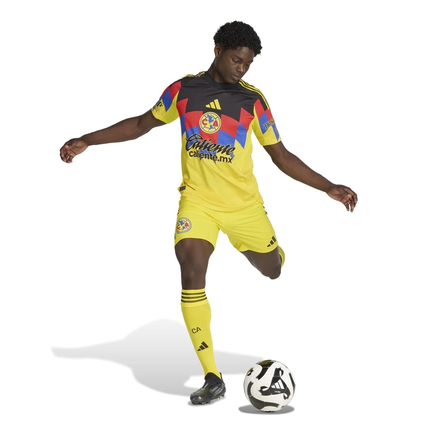 adidas B. Rodriguez Men's Club America 25/26 Authentic Home Jersey (Yellow)
