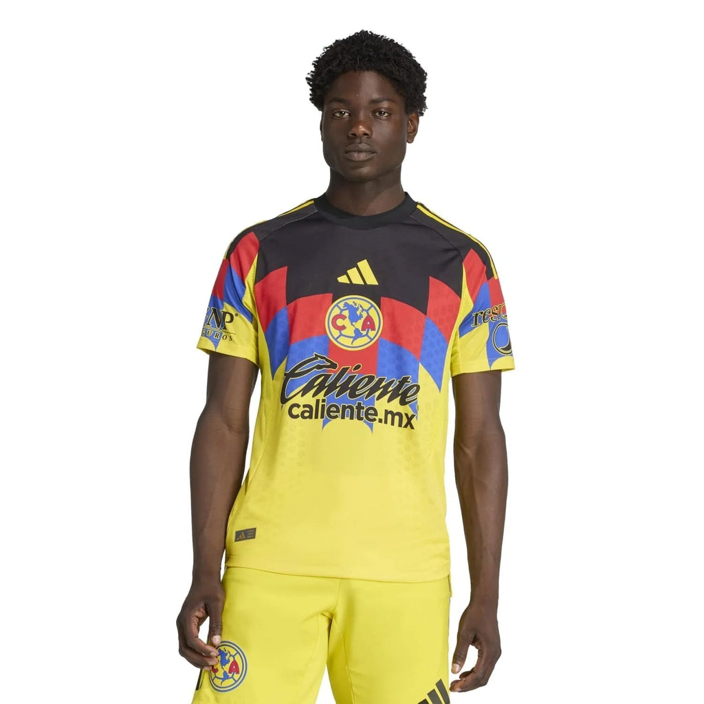 adidas B. Rodriguez Men's Club America 25/26 Authentic Home Jersey (Yellow)