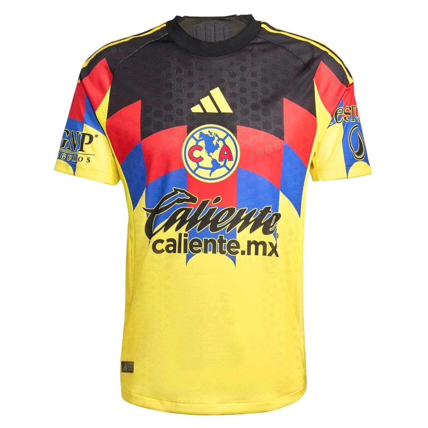 adidas B. Rodriguez Men's Club America 25/26 Authentic Home Jersey (Yellow)