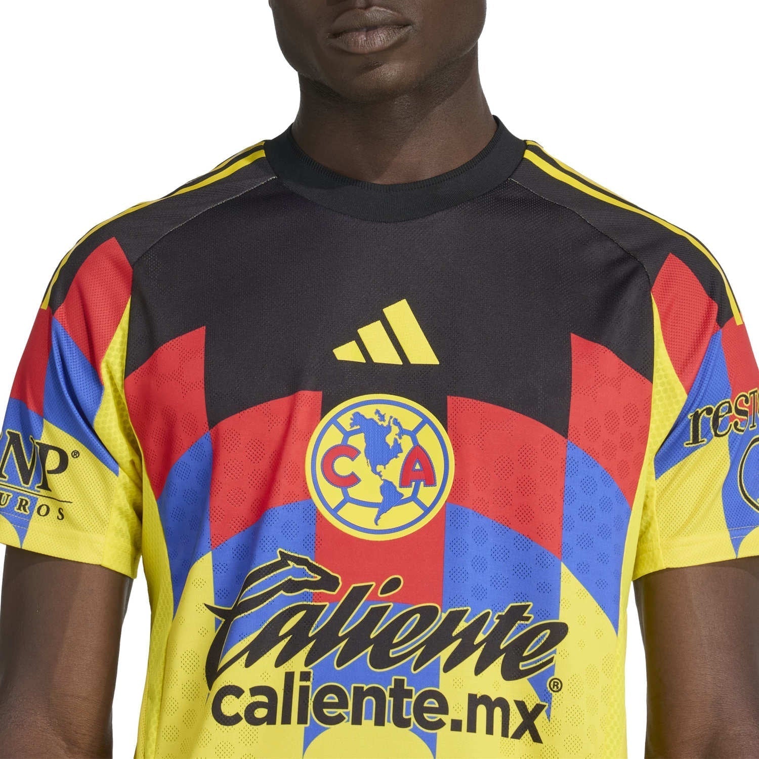 adidas B. Rodriguez Men's Club America 25/26 Authentic Home Jersey (Yellow)