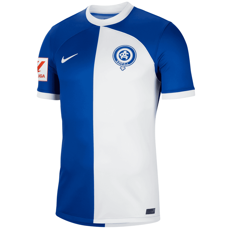 Nike Atletico Madrid Stefan Savić Away Jersey w/ La Liga Patch 23/24 (Old Royal/White)