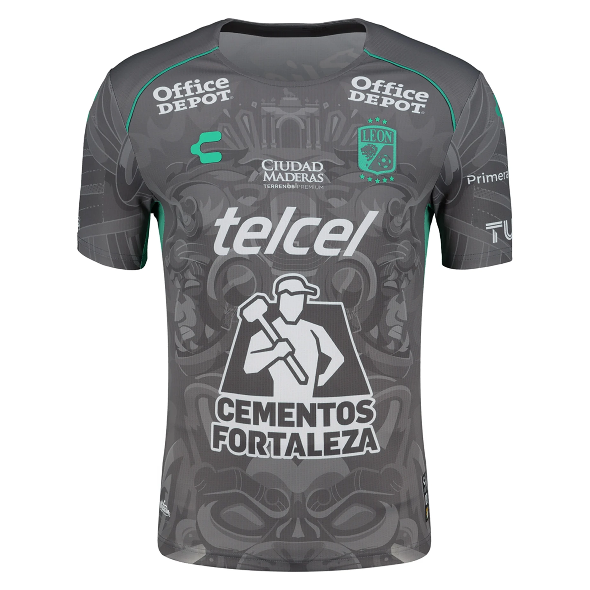 Charly Ivan Moreno Leon Third Jersey 24/25 (Grey/Green)