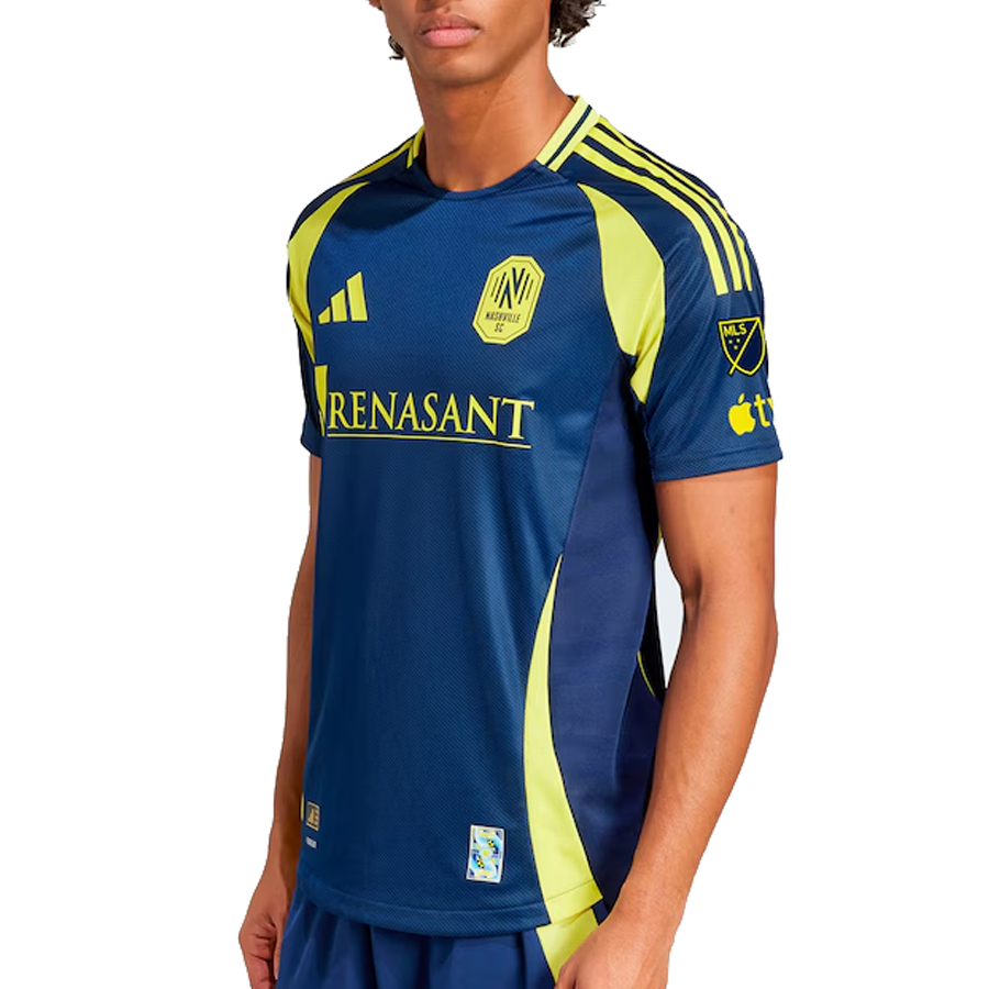 adidas Nashville Authentic Adem Sipic Away Jersey w/ MLS + Apple TV 25/26 (Tena Blue)