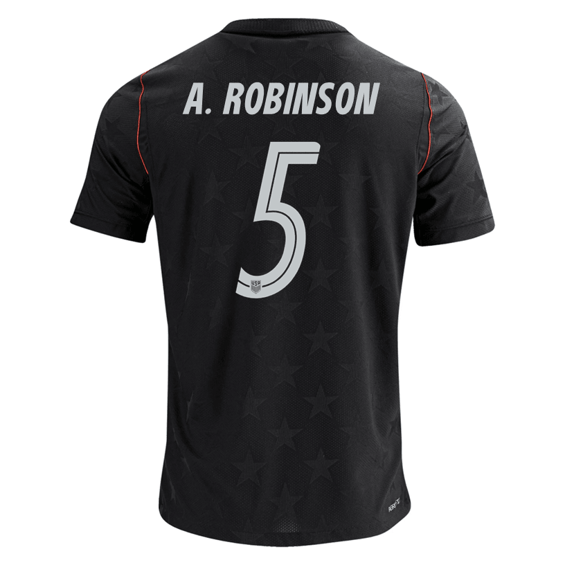 Nike Men's A. Robinson United States Match Authentic Away Jersey 2026 (Dark Obsidian/Pure Platinum)