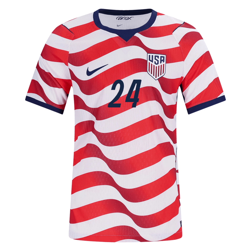 Nike Mens Carter-Vickers United States Match Authentic Home Jersey 2026 (Sail/Midnight Navy)