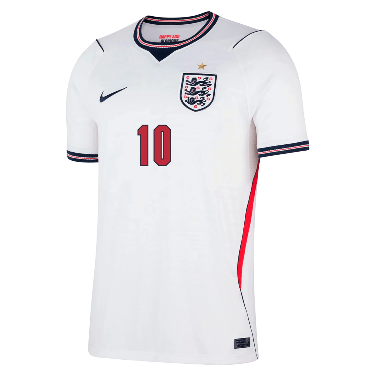 Nike Men's England Jude Bellingham Home Stadium Jersey 2026 (White/Obsidian)