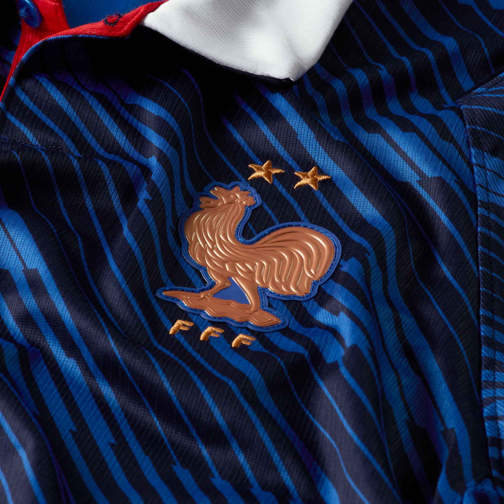 Nike Men's France Hugo Ekitike Home Stadium Jersey 2026 (Game Royal/Metallic Copper)