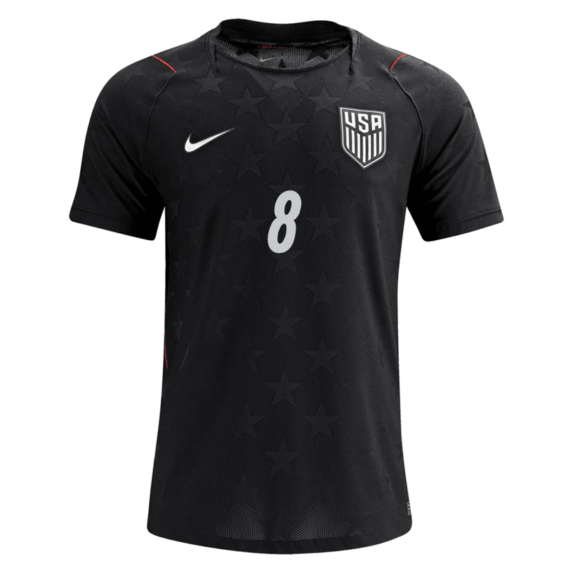 Nike Men's Mckennie United States Match Authentic Away Jersey 2026 (Dark Obsidian/Pure Platinum)