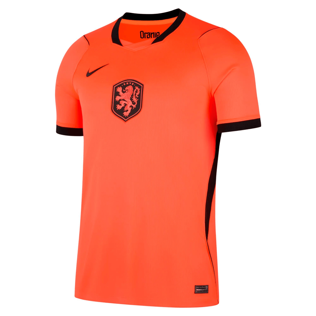 Nike Men's Netherlands Home Stadium Jersey 2026 (Hyper Crimson/Black)