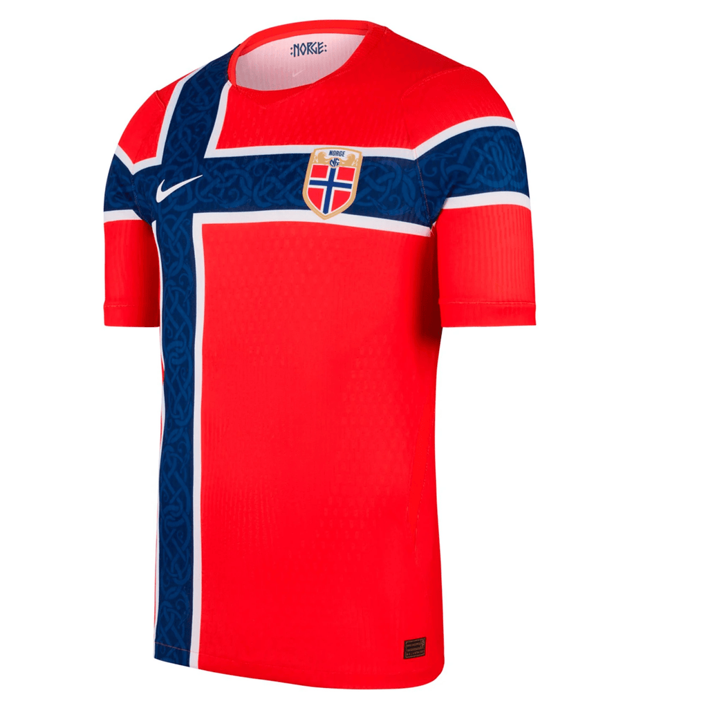 Nike Mens Norway Match Authentic Home Jersey 2026 (Chile Red/White)