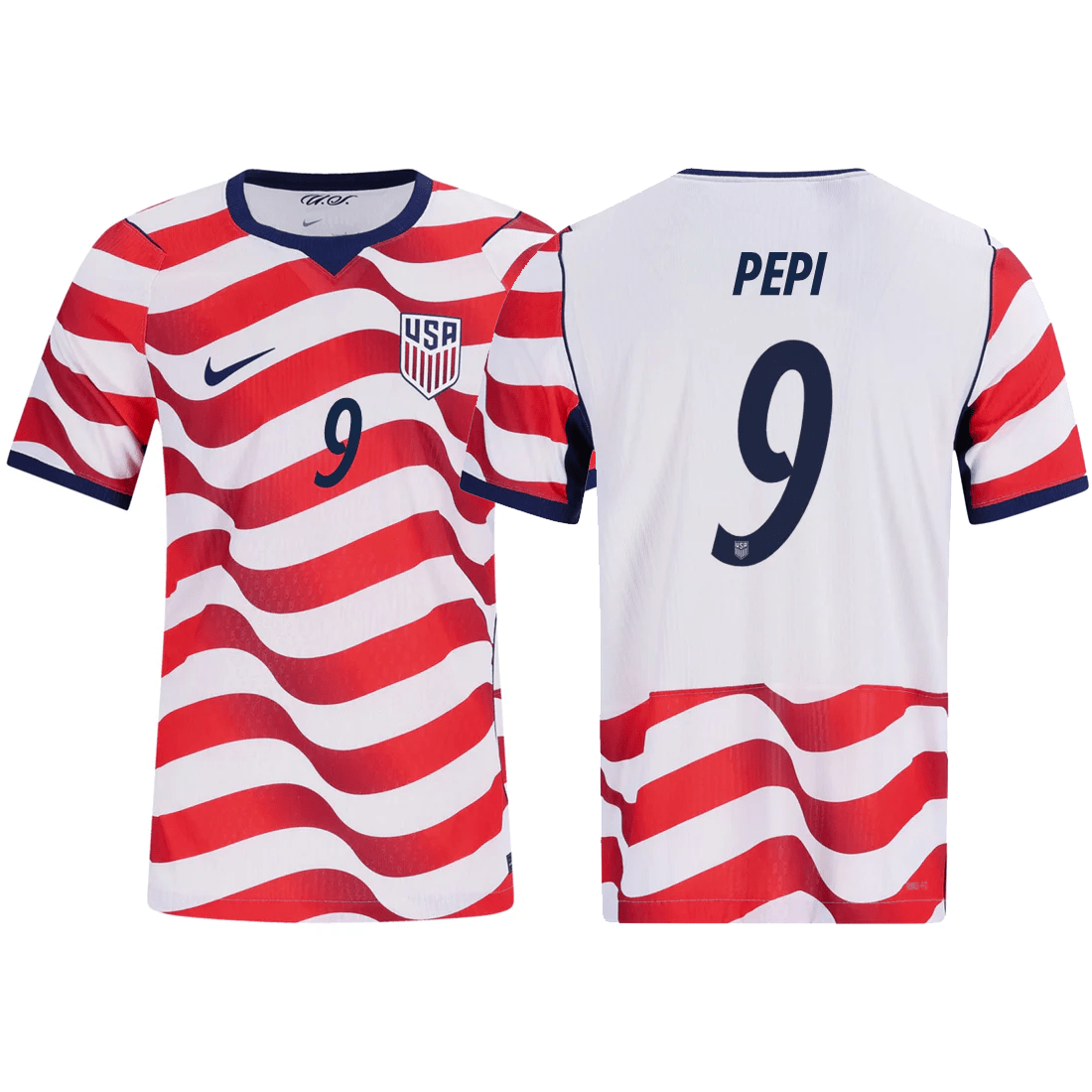 Nike Mens Pepi United States Match Authentic Home Jersey 2026 (Sail/Midnight Navy)