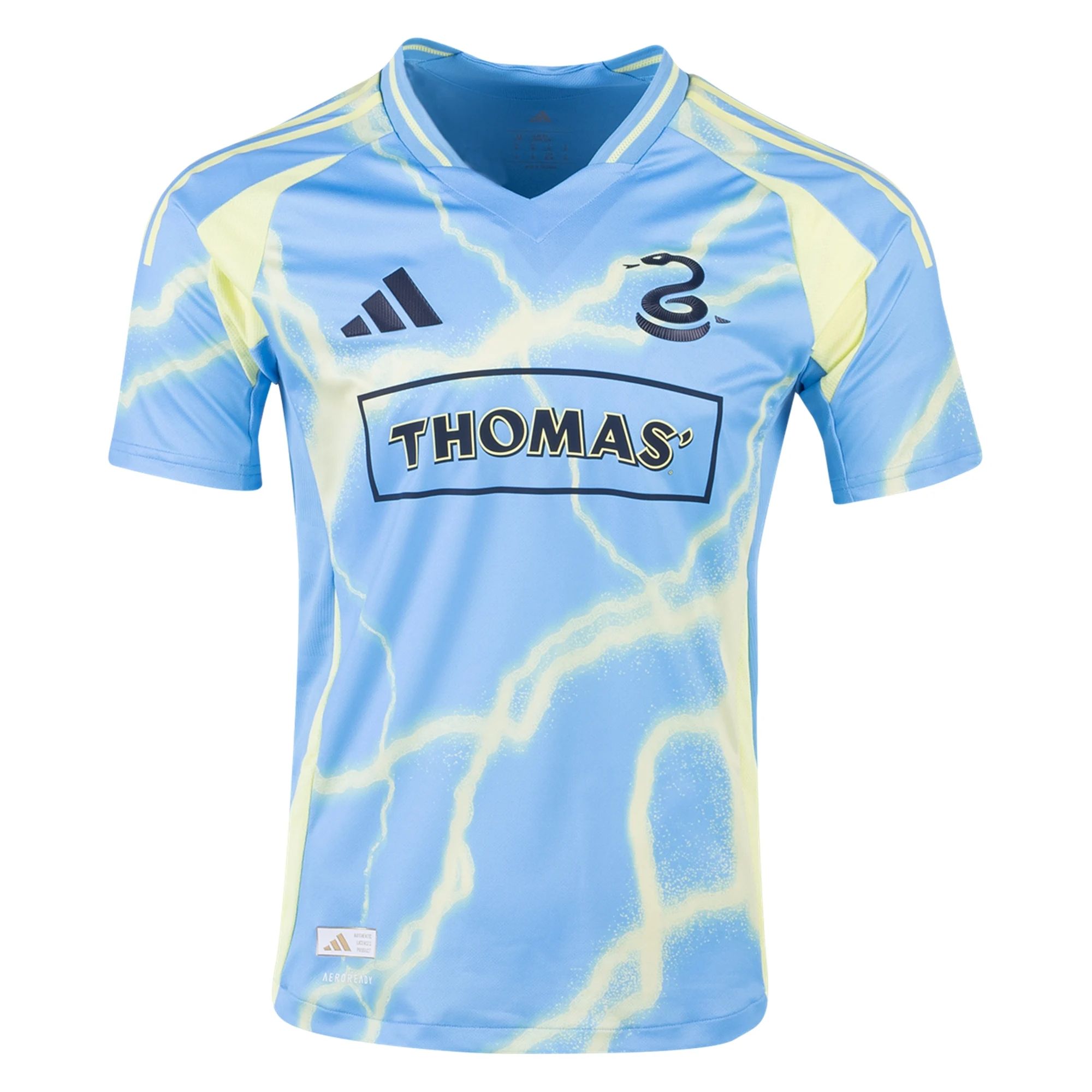 adidas Philadelphia Union Cavan Sullivan Authentic Away Jersey 25/26 (Blue/Yellow)