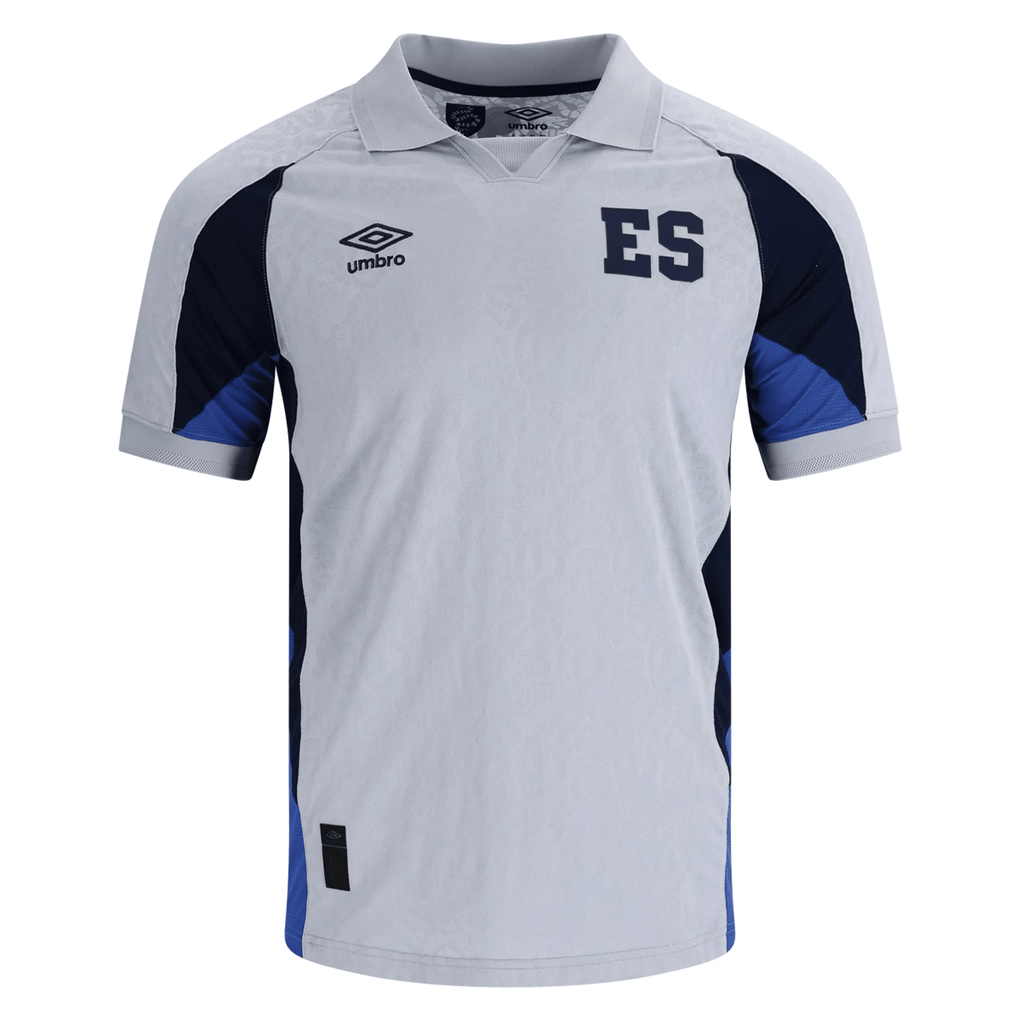 Umbro El Salvador Away Jersey 2026 (Grey/Navy)